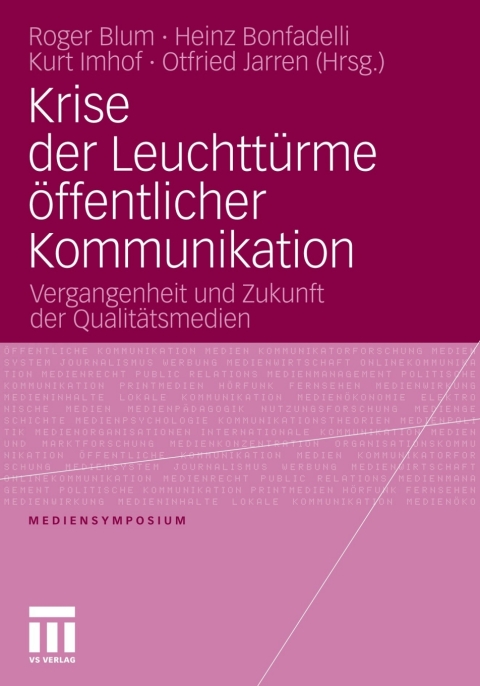 Cover image for book Krise der Leuchttürme öffentlicher Kommunikation