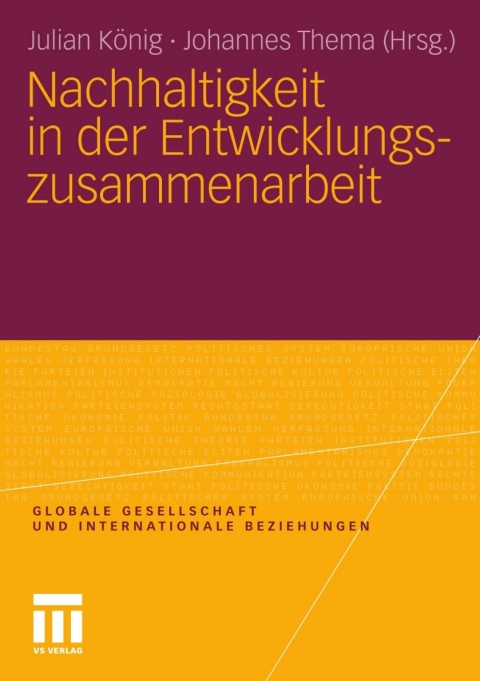 Cover image for book Nachhaltigkeit in der Entwicklungszusammenarbeit