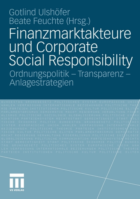 Cover image for book Finanzmarktakteure und Corporate Social Responsibility