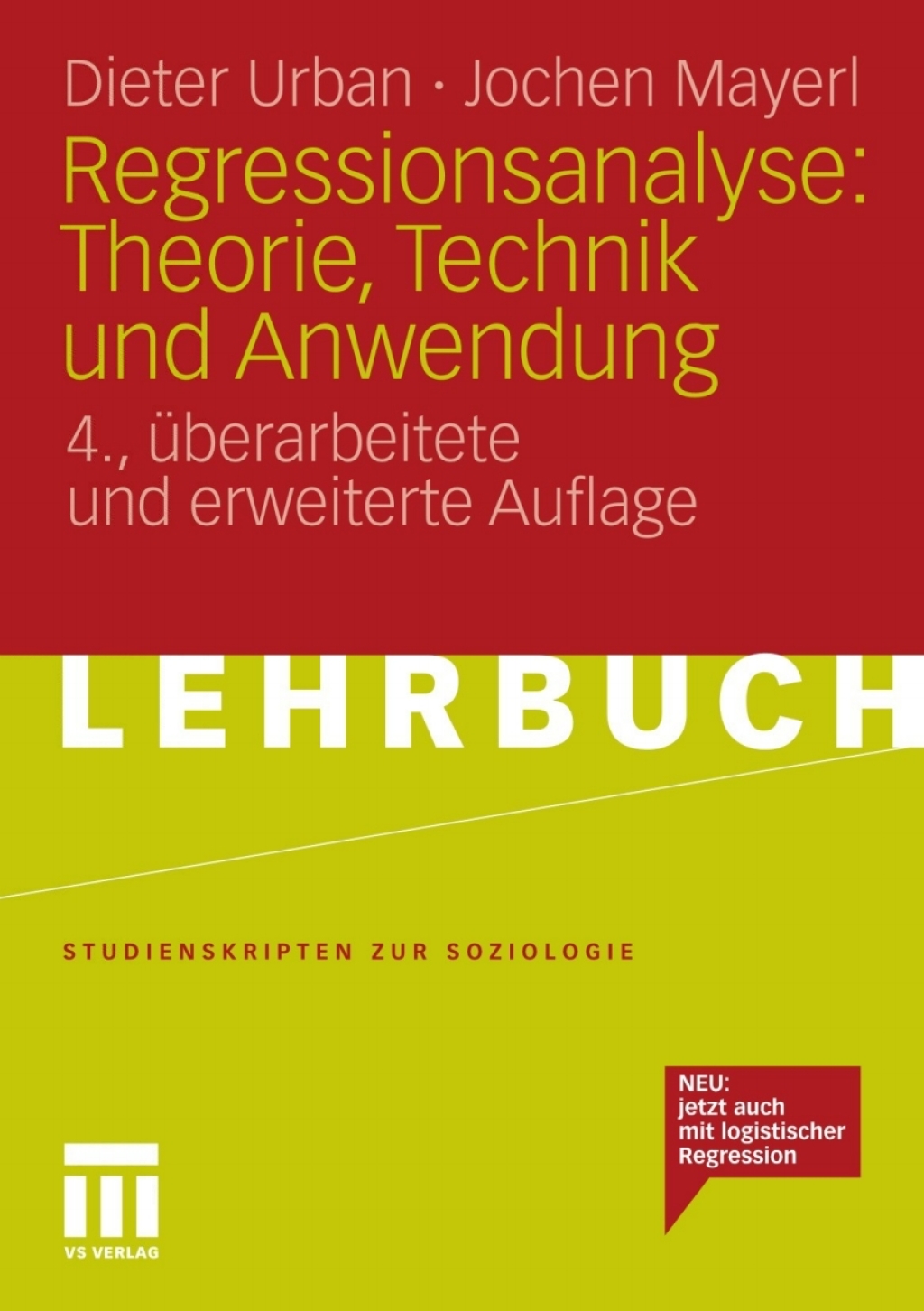 Regressionsanalyse: Theorie  Technik und Anwendung - 4th Edition (eBook)