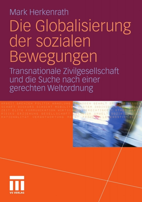 Cover image for book Die Globalisierung der sozialen Bewegungen