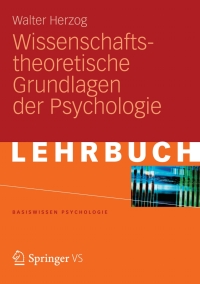 Cover image: Wissenschaftstheoretische Grundlagen der Psychologie 9783531172132