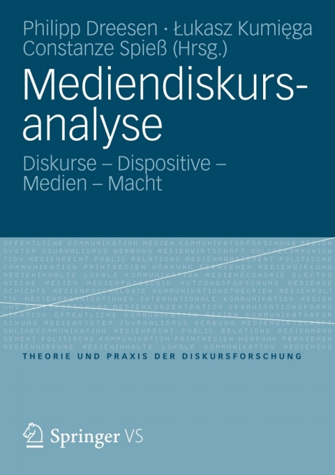 Cover image for book Mediendiskursanalyse