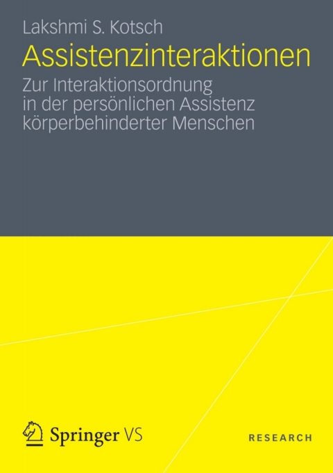 Cover image for book Assistenzinteraktionen