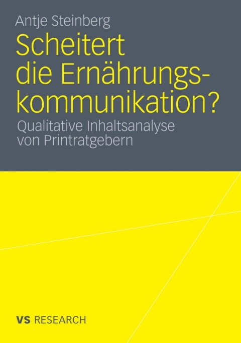 Cover image for book Scheitert die Ernährungskommunikation?