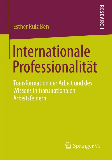 Cover image for book Internationale Professionalität