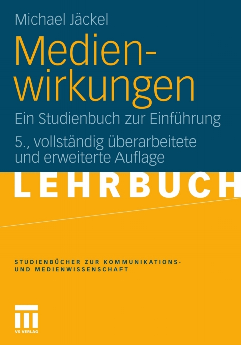 Cover image for book Medienwirkungen