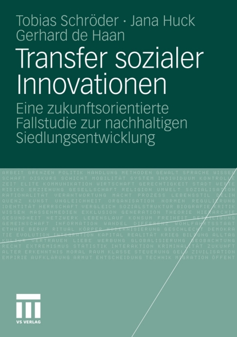 Cover image for book Transfer sozialer Innovationen