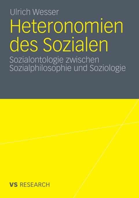 Cover image for book Heteronomien des Sozialen