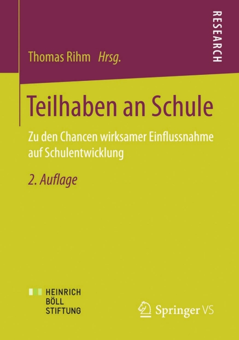 Cover image for book Teilhaben an Schule