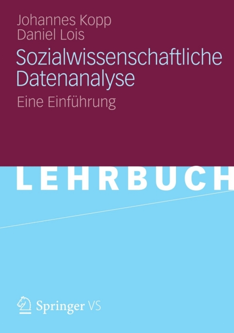 Cover image for book Sozialwissenschaftliche Datenanalyse