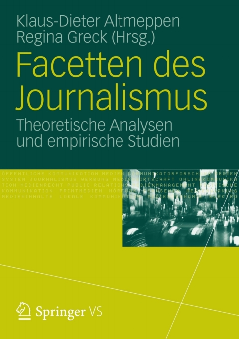 Cover image for book Facetten des Journalismus