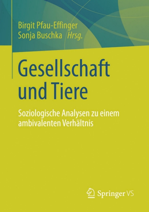 Cover image for book Gesellschaft und Tiere