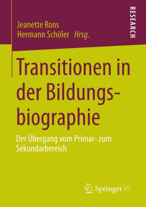 Cover image for book Transitionen in der Bildungsbiographie