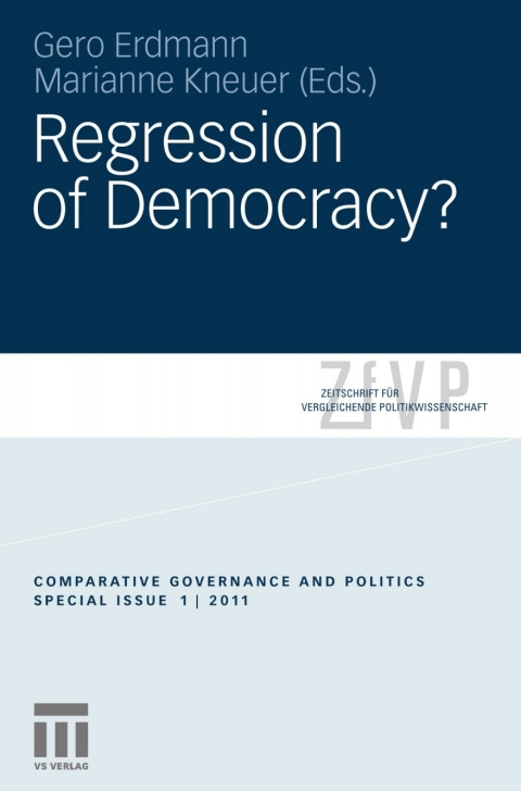 Cover image for book Regression of Democracy?