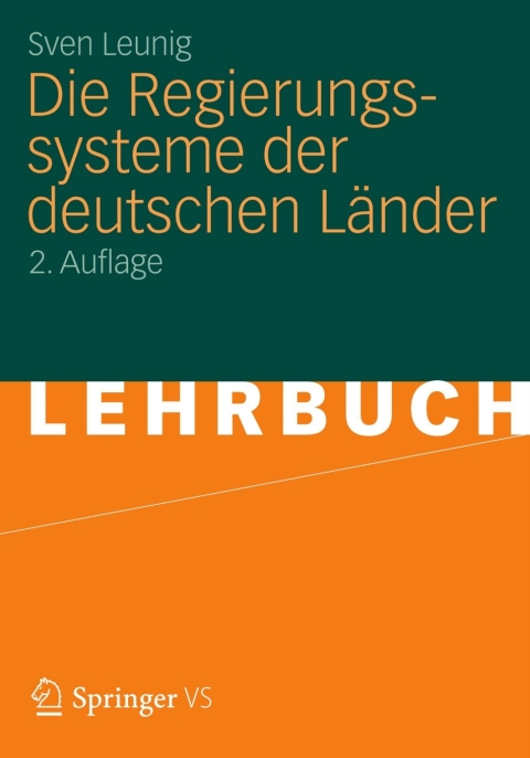Cover image for book Die Regierungssysteme der deutschen Länder