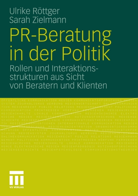 Cover image for book PR-Beratung in der Politik