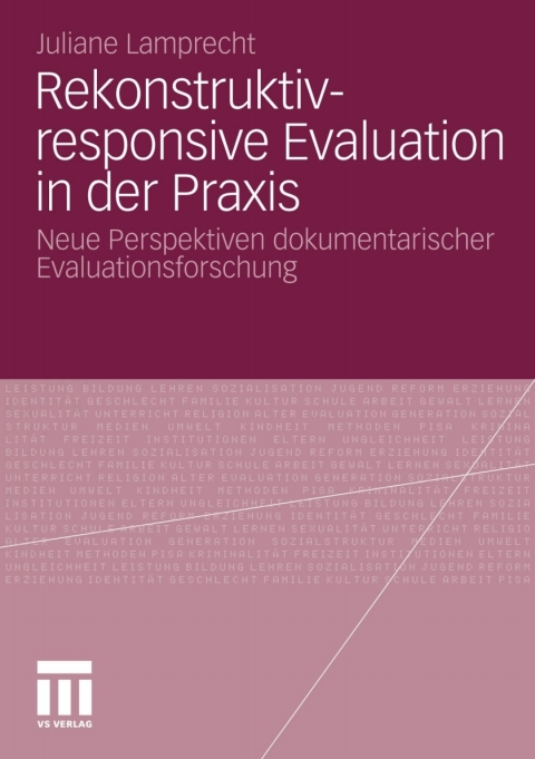 Cover image for book Rekonstruktiv-responsive Evaluation in der Praxis
