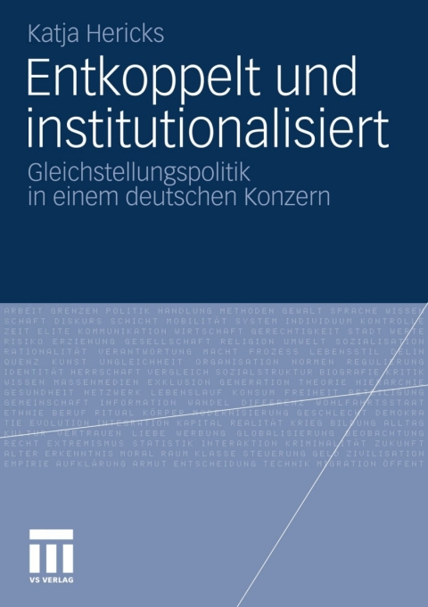 Cover image for book Entkoppelt und institutionalisiert