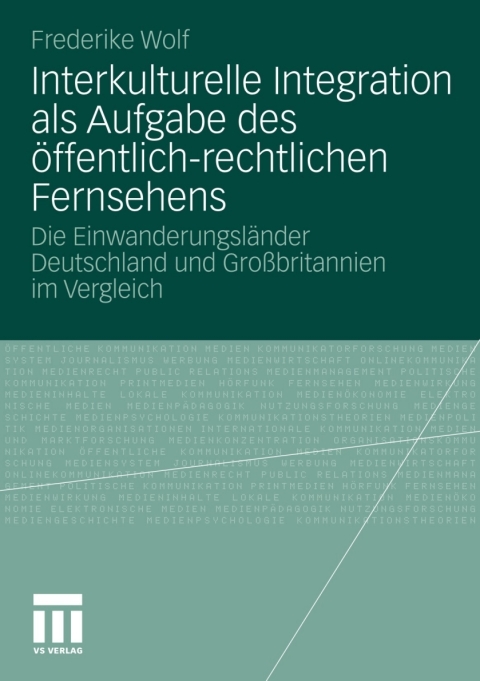 Cover image for book Interkulturelle Integration als Aufgabe des öffentlich-rechtlichen Fernsehens
