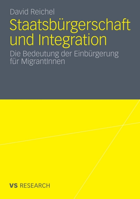 Cover image for book Staatsbürgerschaft und Integration