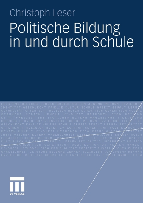 Cover image for book Politische Bildung in und durch Schule