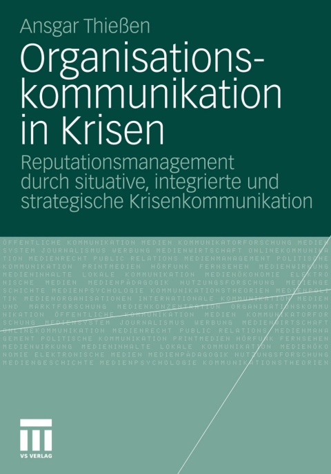 Cover image for book Organisationskommunikation in Krisen