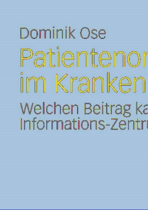 Cover image for book Patientenorientierung im Krankenhaus