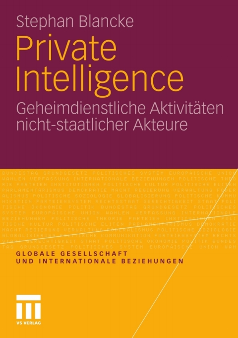 Cover image for book Private Intelligence