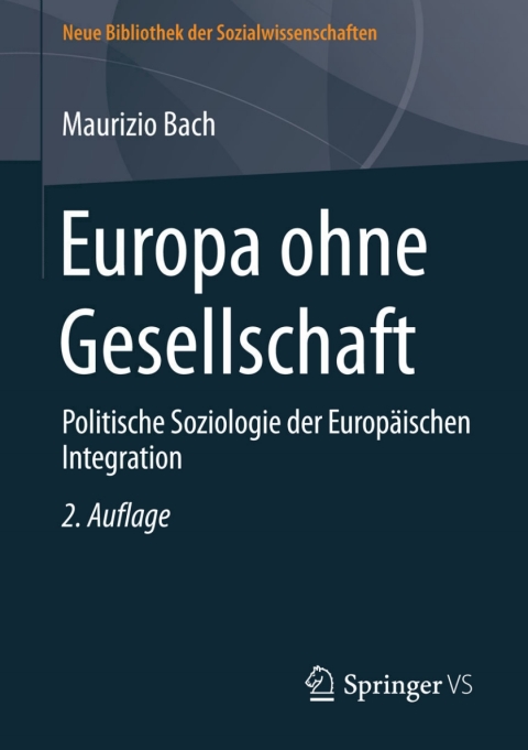 Cover image for book Europa ohne Gesellschaft