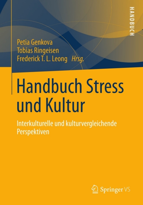 Cover image for book Handbuch Stress und Kultur