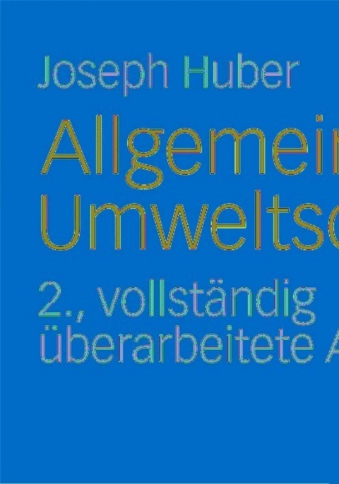 Cover image for book Allgemeine Umweltsoziologie