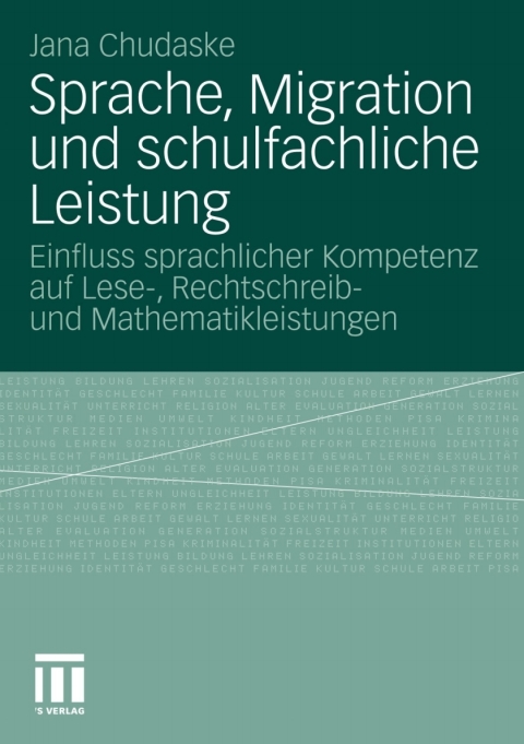 Cover image for book Sprache, Migration und schulfachliche Leistung