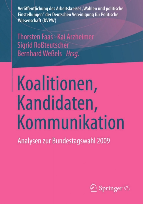 Cover image for book Koalitionen, Kandidaten, Kommunikation