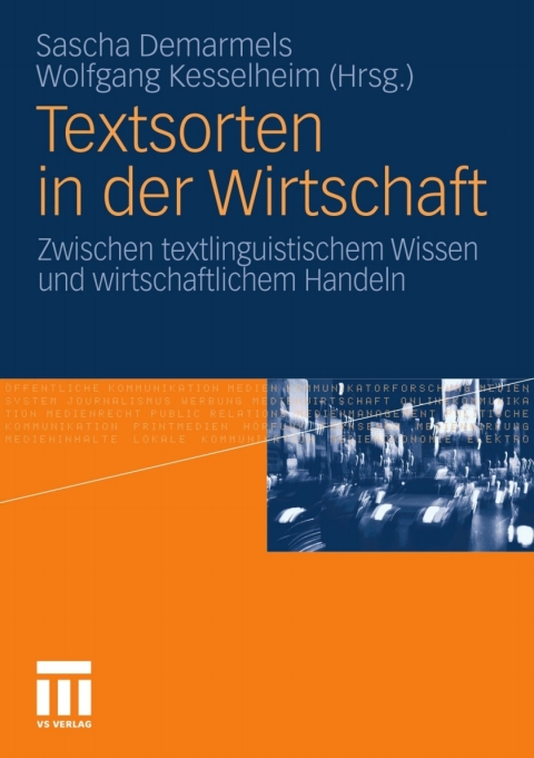Cover image for book Textsorten in der Wirtschaft