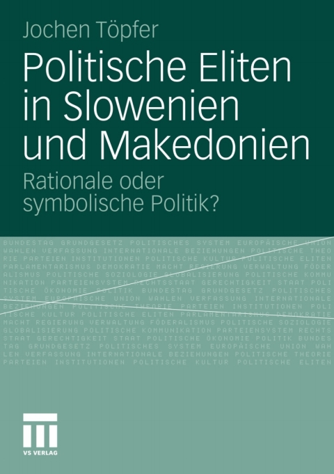 Cover image for book Politische Eliten in Slowenien und Makedonien