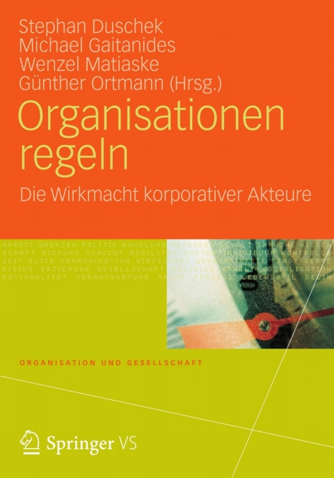 Cover image for book Organisationen regeln
