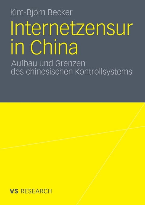 Cover image for book Internetzensur in China