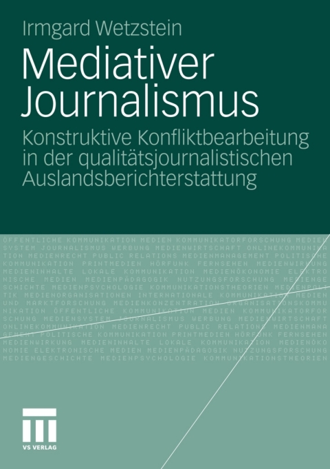 Cover image for book Mediativer Journalismus