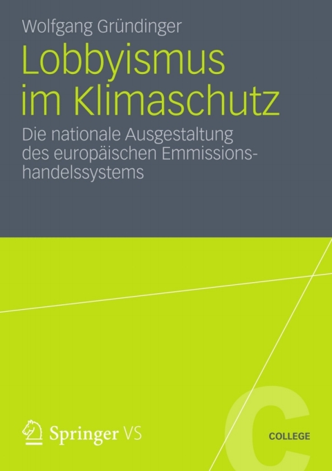 Cover image for book Lobbyismus im Klimaschutz