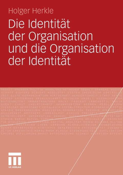 Cover image for book Die Identität der Organisation und die Organisation der Identität