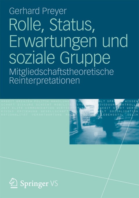 Cover image for book Rolle, Status, Erwartungen und soziale Gruppe