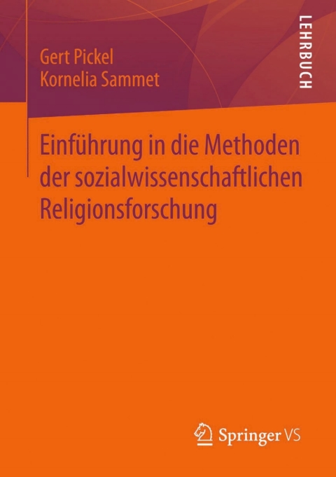 EinfÃ¼hrung in die Methoden der sozialwissenschaftlichen Religionsforschung 