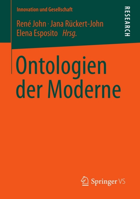 Cover image for book Ontologien der Moderne