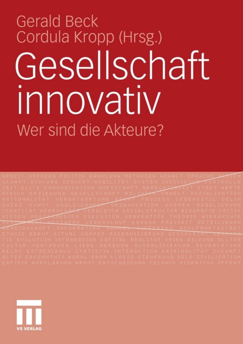 Cover image for book Gesellschaft innovativ
