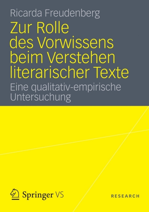 Cover image for book Zur Rolle des Vorwissens beim Verstehen literarischer Texte