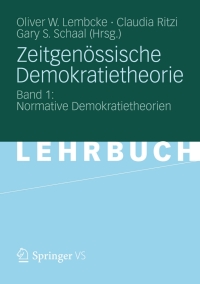 Cover image: Zeitgenössische Demokratietheorie 1st edition 9783810041449