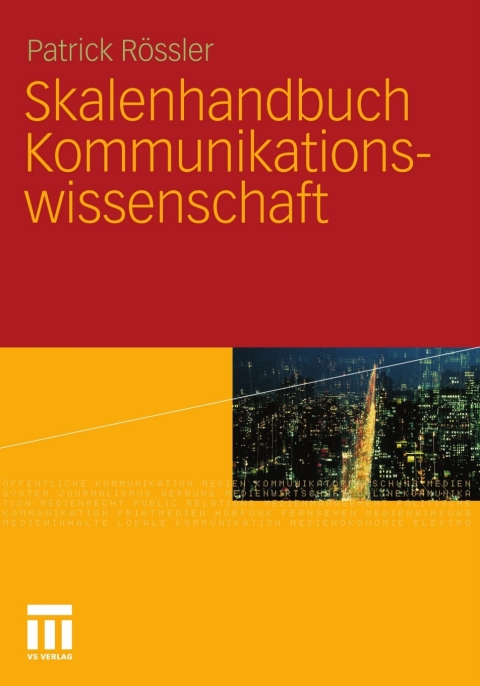 Cover image for book Skalenhandbuch Kommunikationswissenschaft