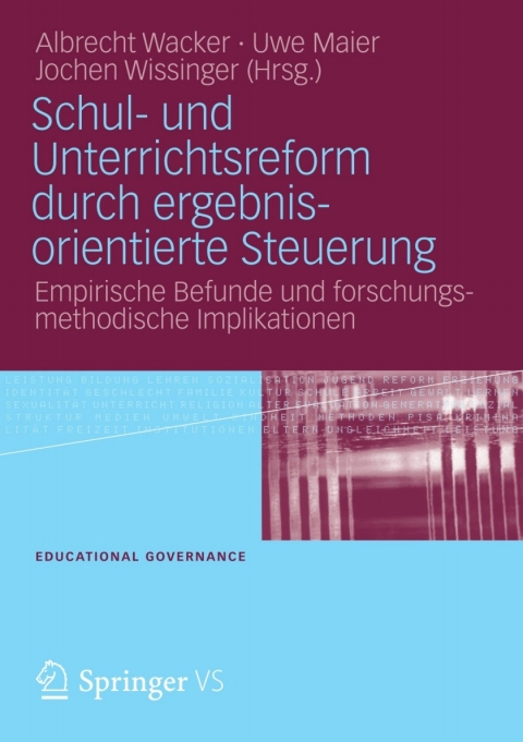 Cover image for book Schul- und Unterrichtsreform durch ergebnisorientierte Steuerung