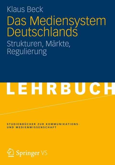 Cover image for book Das Mediensystem Deutschlands